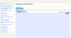 Desktop Screenshot of fairbanksdancecentral.com